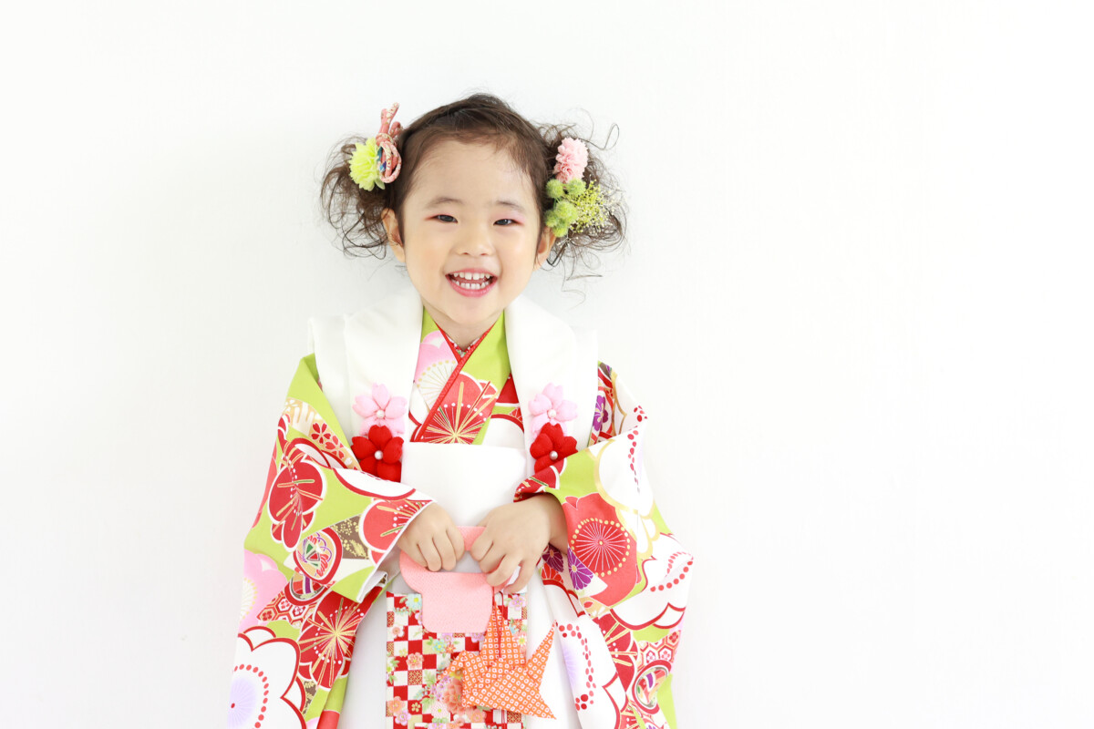 七五三の前撮り中です